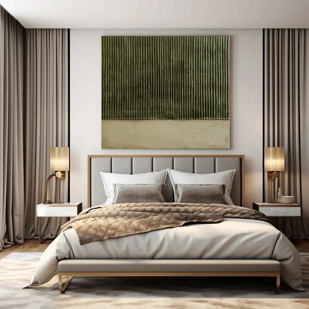 Big Woodland Office - big modern art for loft